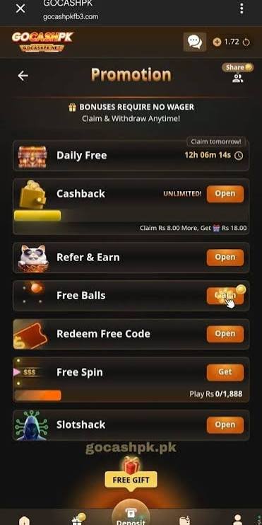 GoCashPk Game